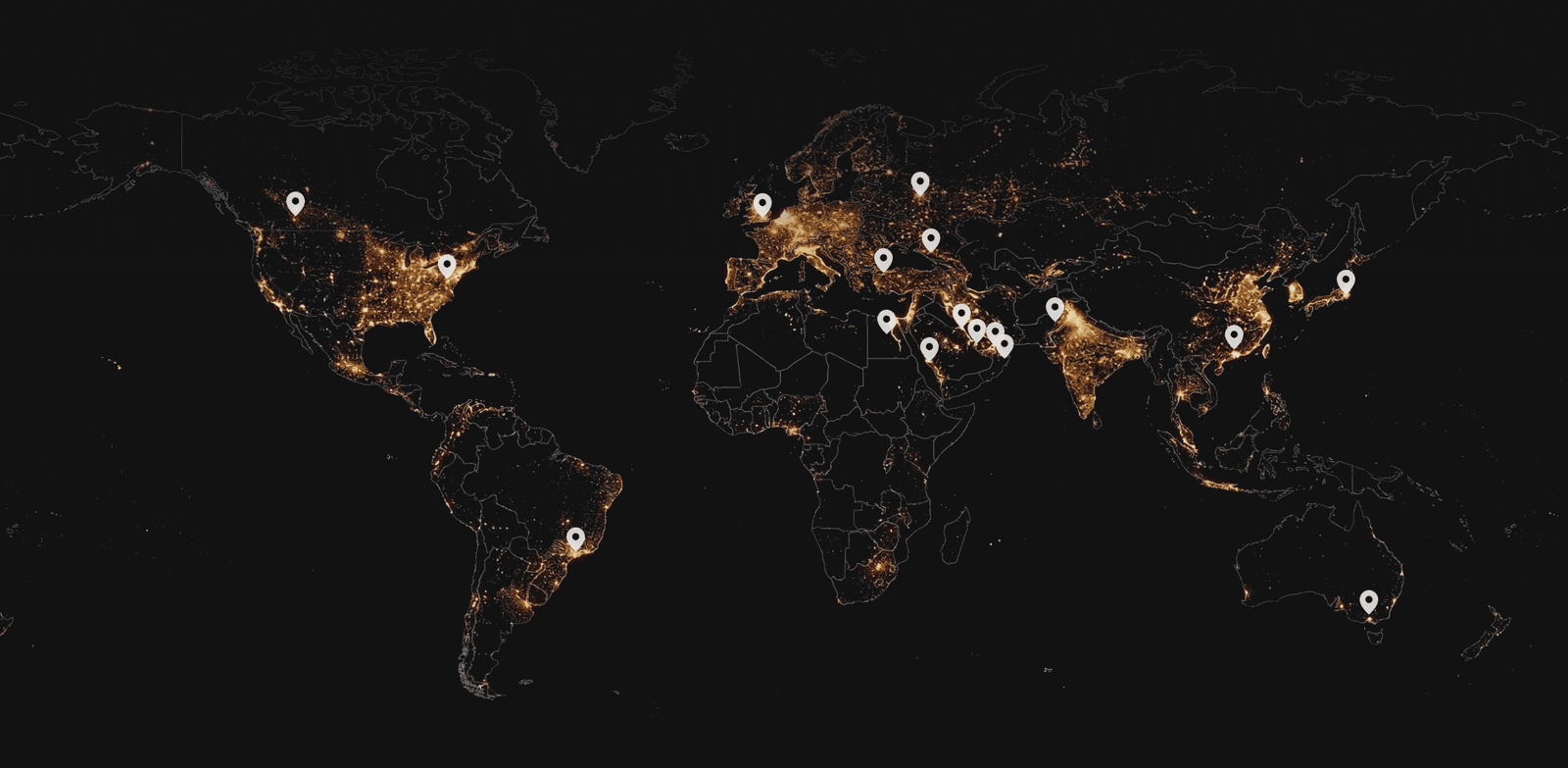 World map showing the countries Dr. Ghoraba's patients travel from